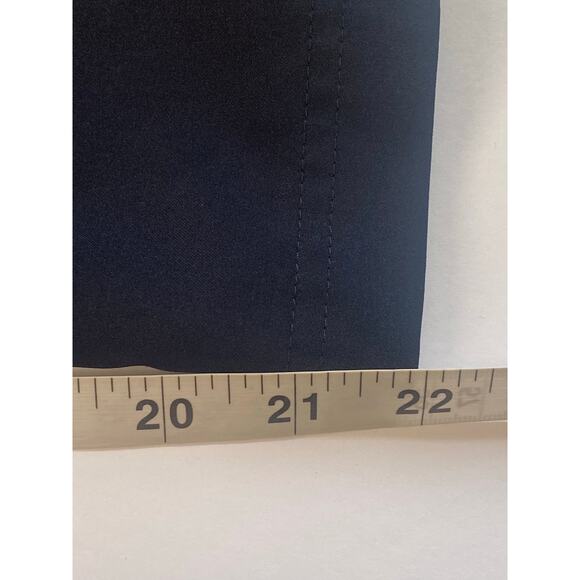 Nike Blue White Side Striped Athletic Pull-on Cropped Pants Women's Size Large - Picture 7 of 7